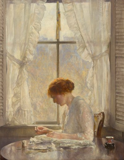 The Seamstress, 1916 by Joseph DeCamp